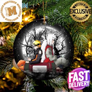 Naruto And Jiraia Moonlight 2023 Holiday Gifts Christmas Tree Decorations Ornament