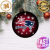 New England Patriots NFL Grinch Candy Cane Personalized Xmas Gifts Christmas Tree Decorations Ornament