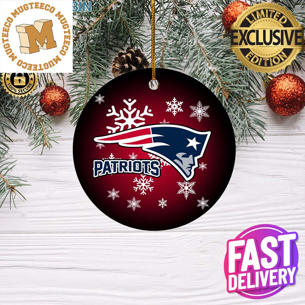 New England Patriots NFL Custom Name 2023 Holiday Gifts Christmas Decorations Ornament New England Patriots NFL Custom Name 2023 Holiday Gifts Christmas Decorations Ornament
