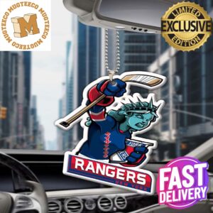 New York Rangers NHL Mascot Xmas Gifts Christmas Decorations Car Ornament