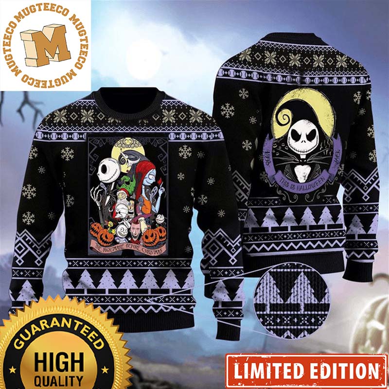 Nightmare Before Christmas Jack Skellington And Friends Holiday Ugly Sweaters Nightmare Before Christmas Jack Skellington And Friends Holiday Ugly Sweaters