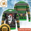 Nightmare Before Christmas Jack Skellington Faces Knitting Black And White Holiday Ugly Sweater Nightmare Before Christmas Jack Skellington Faces Knitting Black And White Holiday Ugly Sweater