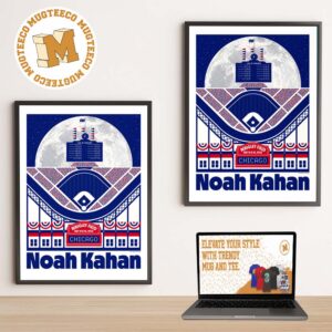 Noah Kahan Chicago Event Poster At Wrigley Field On July 14 And 15 2026 Home Decor Poster Canvas