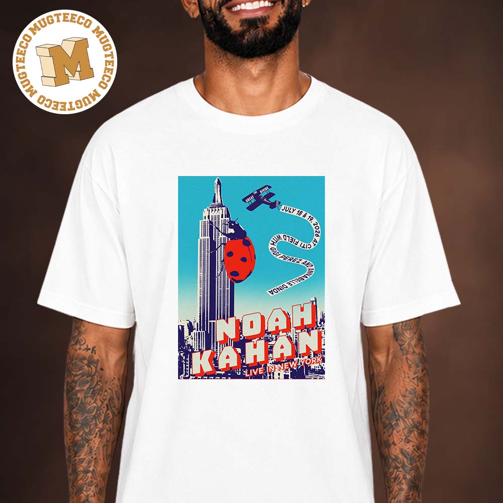 Noah Kahan New York 2026 Even Poster At City Field On July 18 19 2026 Unisex T Shirt Noah Kahan New York 2026 Even Poster At City Field On July 18 19 2026 Unisex T Shirt