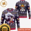 One Piece Kaido Big Head Funny Knitting Purple Christmas Ugly Sweater One Piece Kaido Big Head Funny Knitting Purple Christmas Ugly Sweater