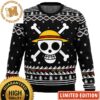 One Piece Straw Hat Pirates Thousand Sunny Knitted Ugly Christmas Sweater Anime Xmas