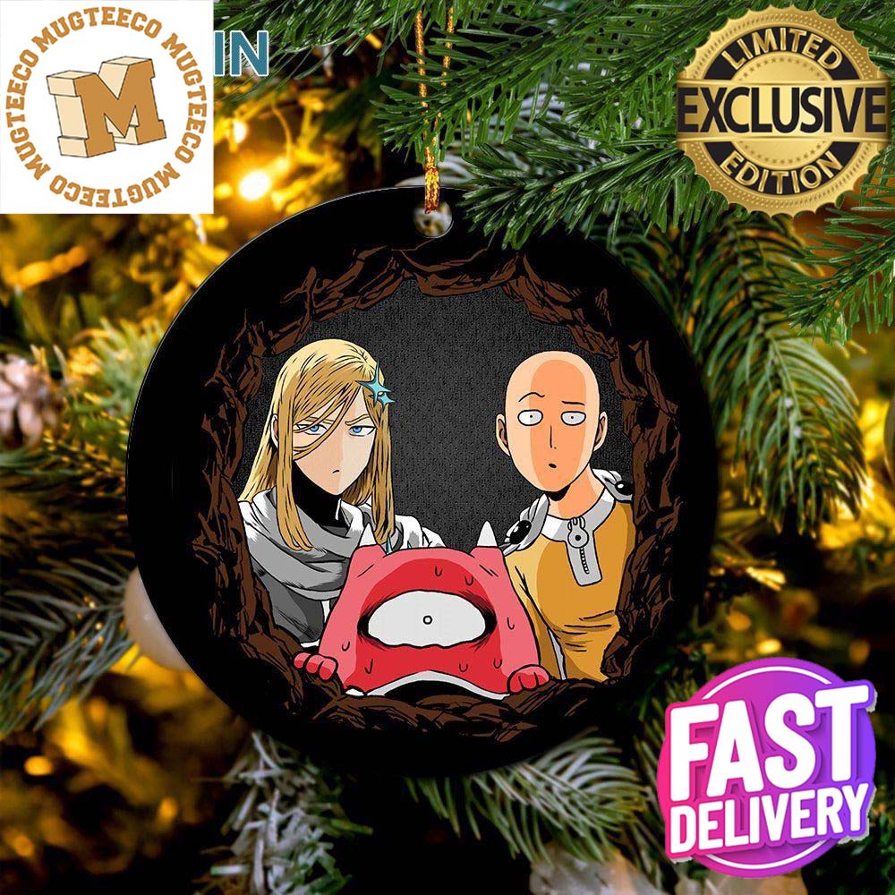 One Punch Man Funny Moment Christmas Decorations Ornament One Punch Man Funny Moment Christmas Decorations Ornament