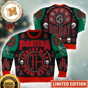 Pantera Christmas From Hell Xmas Gift 2023 Ugly Christmas Sweater