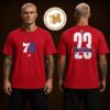 NBA Philadelphia 76ers Lebron James Fanatics Royal In The Paint Name And Number Two Sided Unisex T Shirt