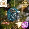 Philadelphia Eagles NFL Skull Joker 2023 Holiday Gifts Custom Name Christmas Decorations Ornament