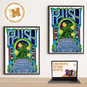 Phish Savannah 2026 Event Poster Enmarket Arena On July 14 And 15 2026 Home Decor Poster Canvas