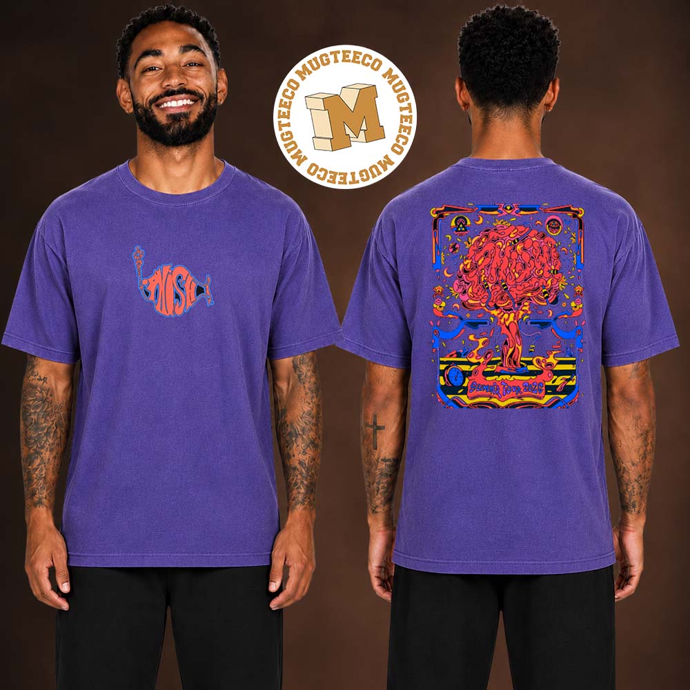 Phish What’s Going Through Your Mind Summer Tour 2026 Two Sided T-Shirt Phish What’s Going Through Your Mind Summer Tour 2026 Two Sided T-Shirt