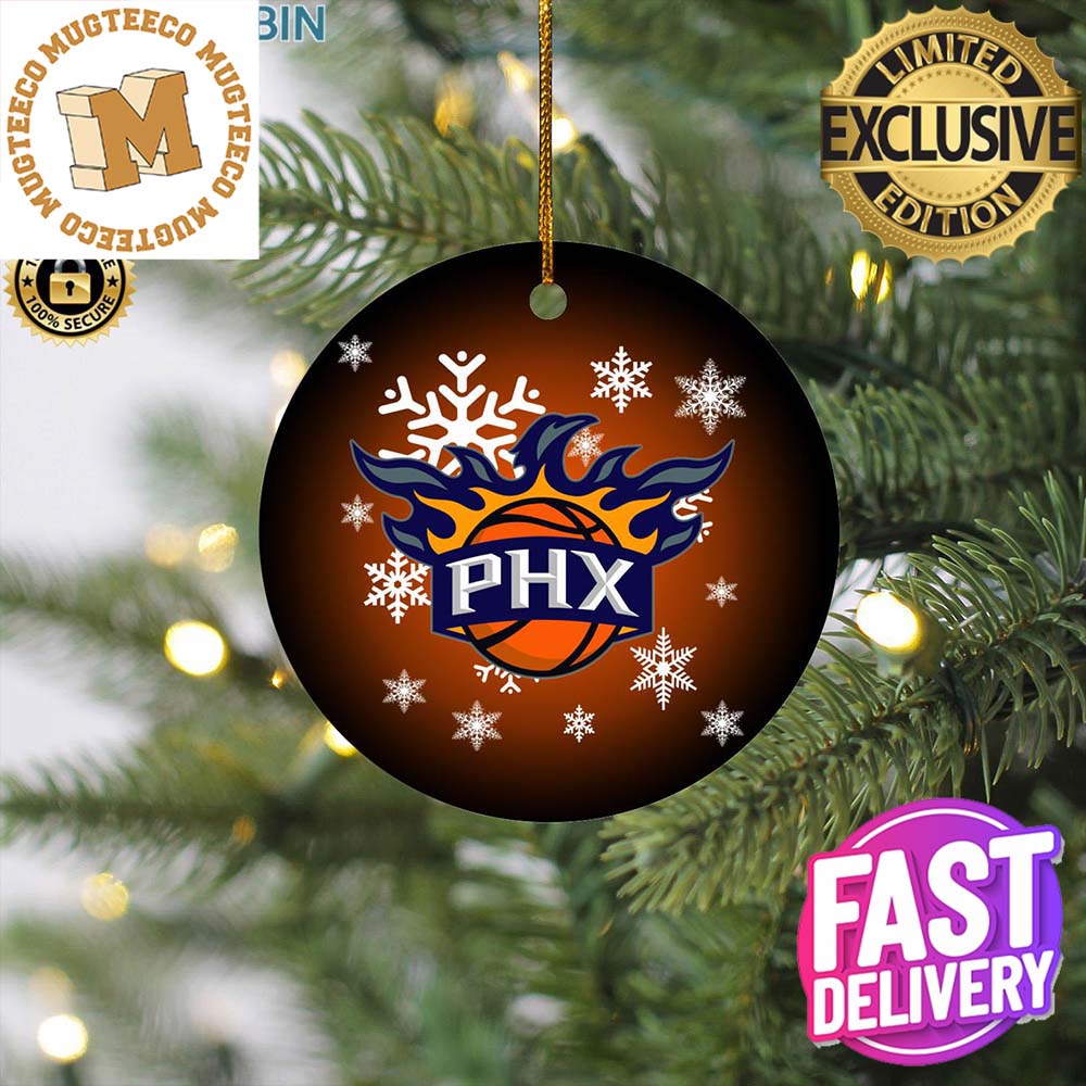 Phoenix Suns NBA Custom Name 2023 Christmas Decorations Ornament Phoenix Suns NBA Custom Name 2023 Christmas Decorations Ornament
