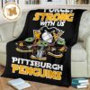 Pittsburgh Penguins Baby Yoda Fleece Blanket The Force Strong
