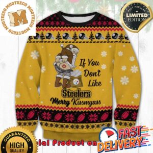 Pittsburgh Steelers If You Don’t Like Merry Kissmyass Ugly Christmas Sweater For Holiday 2023 Xmas Gifts