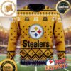 Pittsburgh Steelers NFL Big Logo Checker Ugly Christmas Sweater Pittsburgh Steelers NFL Big Logo Checker Ugly Christmas Sweater
