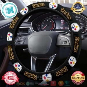Pittsburgh Steelers Steering Wheel Cover