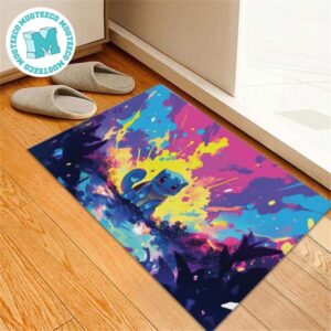Pokemom Squirtle Adorable Colorful Water Color Style For Home Decor Doormat