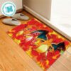 Pokemon Charmander Charmeleon Charizard Bring The Heat Gift For Fan Pokemon Doormat