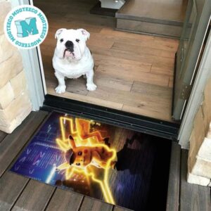 Pokemon Detective Pikachu Live Action Gift For Fan Pokemon Doormat