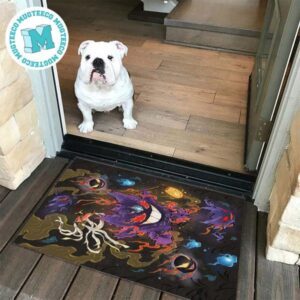 Pokemon Gengar Art His Face Always Carries A Ghostly Smile For Home Decor Doormat
