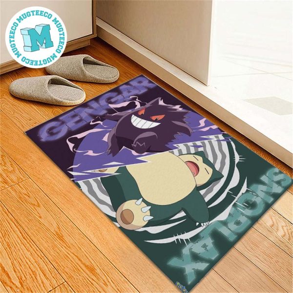 Pokemon Gengar Vs Snorlax For Home Decor Doormat Pokemon Gengar Vs Snorlax For Home Decor Doormat