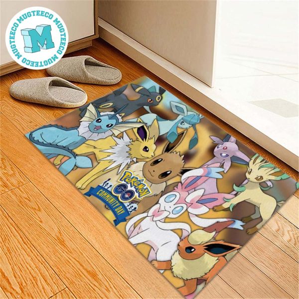 Pokemon Go Community Day Eevee Evolve Pokemon For Home Decor Doormat Pokemon Go Community Day Eevee Evolve Pokemon For Home Decor Doormat