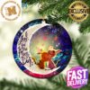 Pokemon Pikachu Horror Love You To The Moon Galaxy Circle Ornament – Christmas Decorations