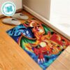 Pokemon Team Charizard Evolution Fantastic Gift For Fan Pokemon Doormat
