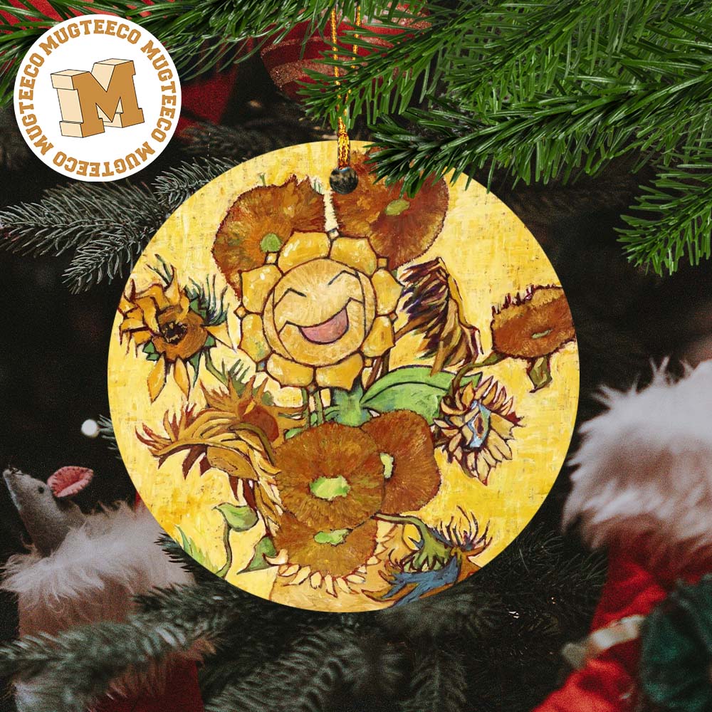 Pokemon x Van Gogh Museum Sunflora Art Inspired By Van Gogh Christmas Tree Decorations Ornament Pokemon x Van Gogh Museum Sunflora Art Inspired By Van Gogh Christmas Tree Decorations Ornament