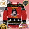 Pulp Fiction Reindeer Snowflakes Ugly Christmas Sweater For Holiday 2023 Xmas Gifts