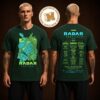 RDR26 Peacock Tee Radar Festival 6 Manchester UK At O2 Victoria Warehouse On July 31 And Auguste 2 2026 Two Sided Unisex Black T Shirt
