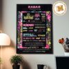 Acid Bath Nashville TN 2026 Event Poster At The Truth On December 4 2026 Home Decor Poster Canvas