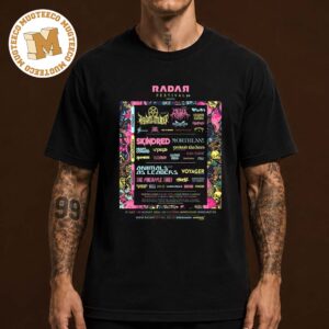 Radar Festival 6 Manchester England 2026 Event Poster At Victoria Warehouse On July 31 And August 2 2026 Unisex T Shirt