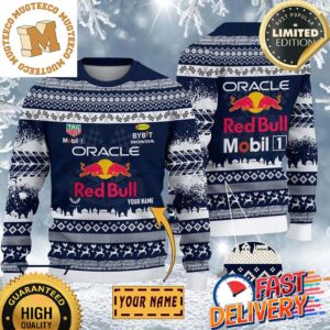 Red Bull Formula 1 Racing Oracle Ugly Christmas Sweater