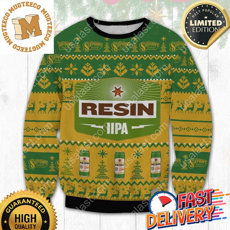 Resin IIPA Ugly Christmas Sweater For Holiday 2023 Xmas Gifts Resin IIPA Ugly Christmas Sweater For Holiday 2023 Xmas Gifts
