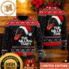 Rolling Stones Gift Tongue Red And Green Stripes Ugly Christmas Sweater Rolling Stones Gift Tongue Red And Green Stripes Ugly Christmas Sweater