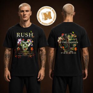 Rush NYC 2026 Exclusive Tee Fifty Something At Madison Square Garden MSG On July 28 30 And August 1 3 2026 Two Sided Unisex T Shirt