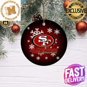 San Francisco 49ers NFL 2023 Gifts Christmas Decorations Ornament