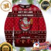 Santa Claws White Claw Beer 3D Ugly Christmas Sweater Santa Claws White Claw Beer 3D Ugly Christmas Sweater