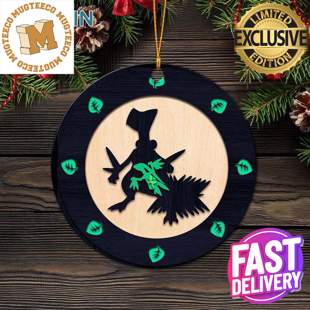 Sceptile Pokemon Personalized Christmas Decorations Ornament Sceptile Pokemon Personalized Christmas Decorations Ornament