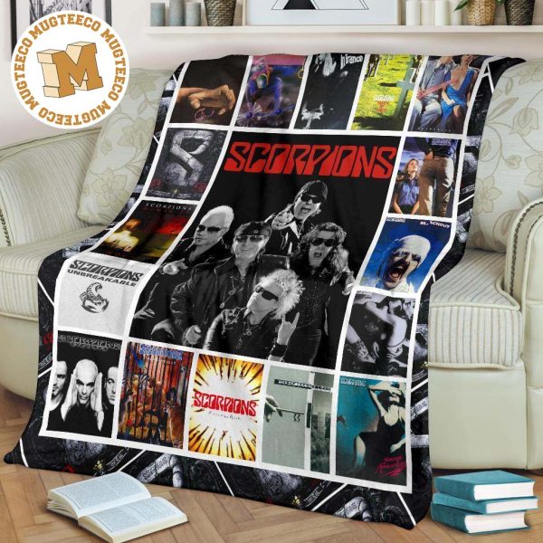 Scorpions Fleece Blanket For Rock Fan Music Scorpions Fleece Blanket For Rock Fan Music