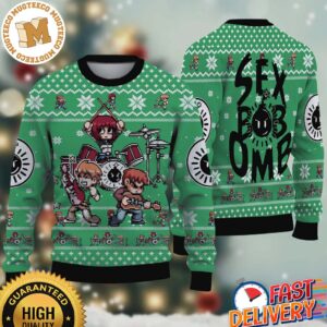 Scott Pilgrim Vs The World We Are Sex Bob Omb Sprite Ugly Christmas Sweater Gift For Holiday