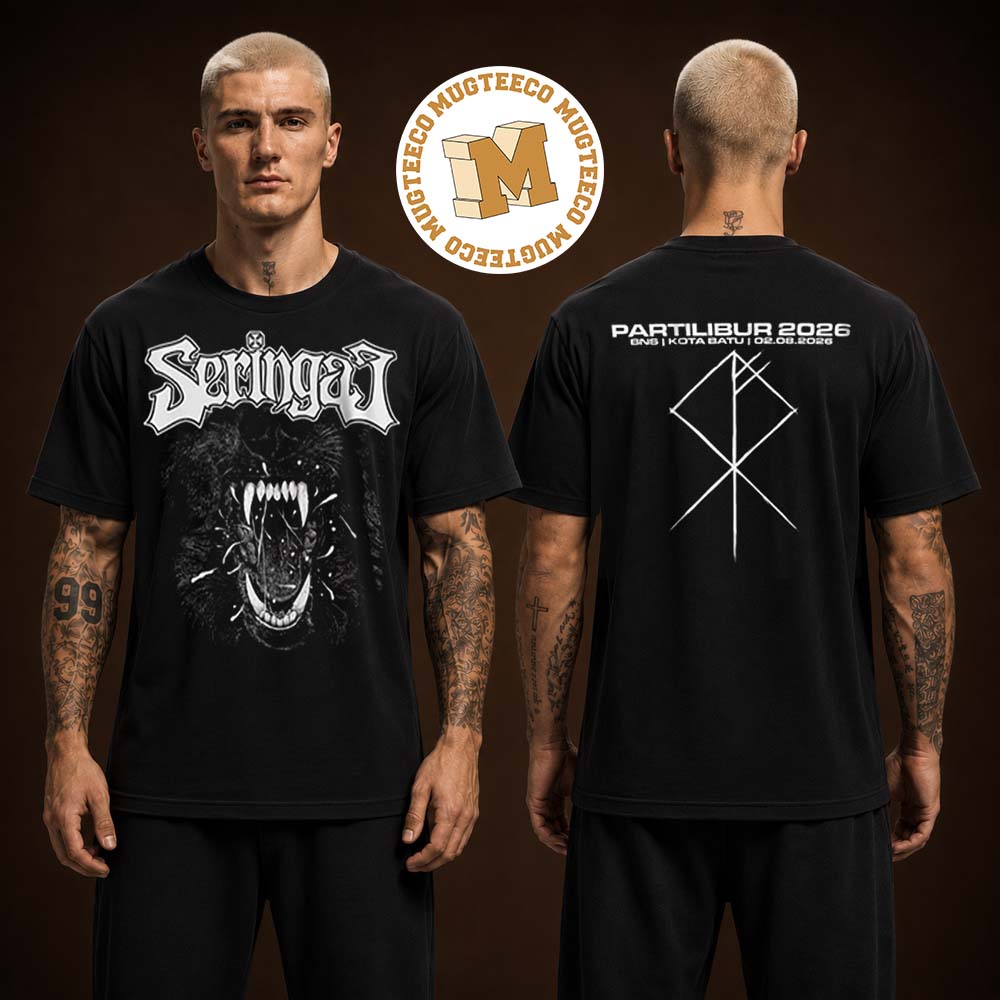 Seringai Partilibur 2026 On August 2 2026 Two Sided Unisex T Shirt Seringai Partilibur 2026 On August 2 2026 Two Sided Unisex T Shirt