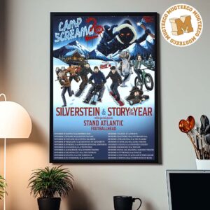 Silverstein and Story of the Year Camp Screamo 2 Tour Home Decor Poster Canvas
