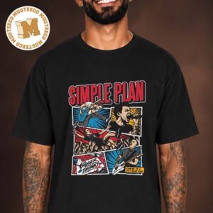 Simple Plan Lasvegas USA Bigger Than You Think Tour Comic Unisex T Shirt