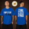Simple Plan Summer 2026 Bigger Than You Think Tour Skeleton Two Sided Unisex T Shirt Simple Plan Summer 2026 Bigger Than You Think Tour Skeleton Two Sided Unisex T Shirt