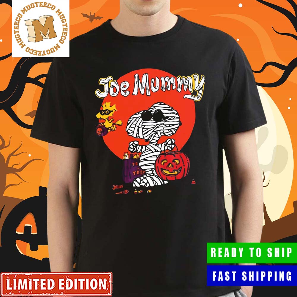 Snoopy Joe Mummy Trick Or Treat Happy Halloween Vintage T-Shirt Snoopy Joe Mummy Trick Or Treat Happy Halloween Vintage T-Shirt