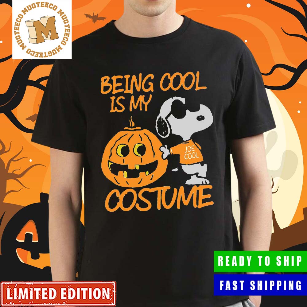 Snoopy The Peanuts Being Cool Is My Costume Halloween Unisex T-Shirt Snoopy The Peanuts Being Cool Is My Costume Halloween Unisex T-Shirt