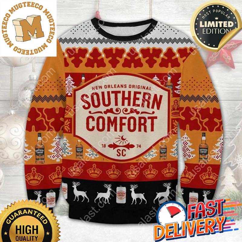 Southern Comfort Ver 2 Ugly Christmas Sweater For Holiday 2023 Xmas Gifts Southern Comfort Ver 2 Ugly Christmas Sweater For Holiday 2023 Xmas Gifts